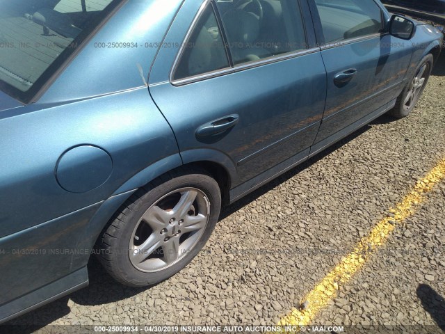 1LNHM87A02Y627947 - 2002 LINCOLN LS BLUE photo 6