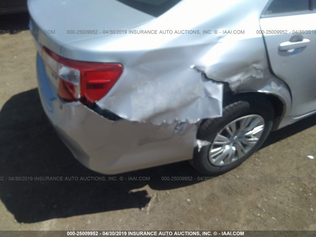 4T4BF1FKXER352171 - 2014 TOYOTA CAMRY L/SE/LE/XLE 银色 照片 6
