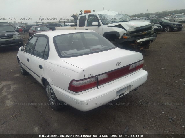 1NXBB02E1TZ378137 - 1996 TOYOTA COROLLA DX WHITE photo 3