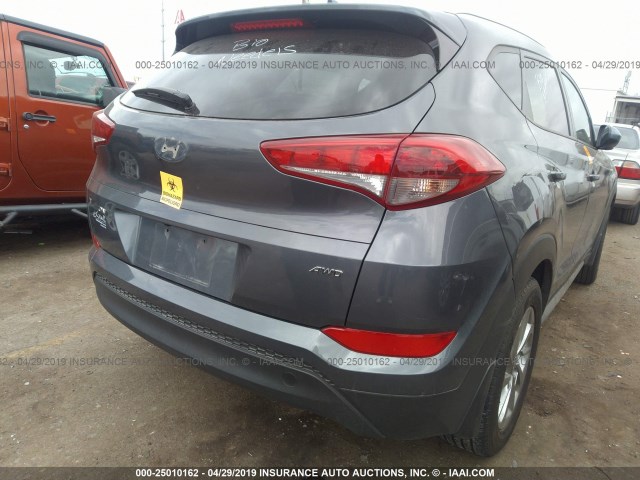 KM8J3CA46JU753326 - 2018 HYUNDAI TUCSON LIMITED/SPORT AND ECO/SE GRAY photo 6