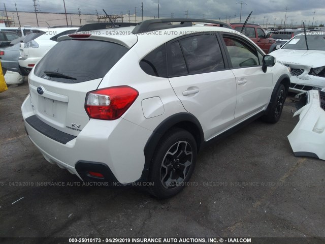 JF2GPACC2F9244891 - 2015 SUBARU XV CROSSTREK 2.0 PREMIUM WHITE photo 4