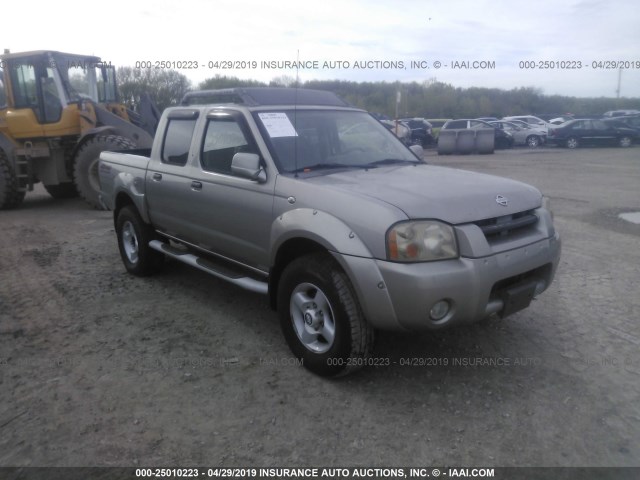 1N6ED27Y31C354531 - 2001 NISSAN FRONTIER CREW CAB XE/CREW CAB SE TAN photo 1