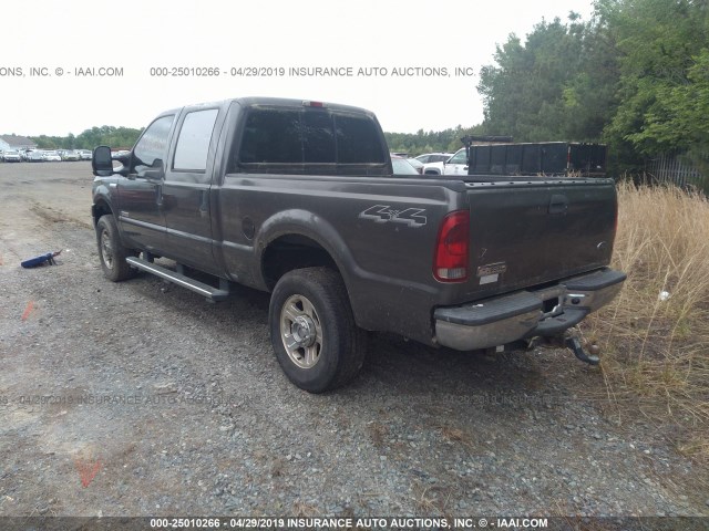 1FTWW31P45EC86886 - 2005 FORD F350 SRW SUPER DUTY GRAY photo 3