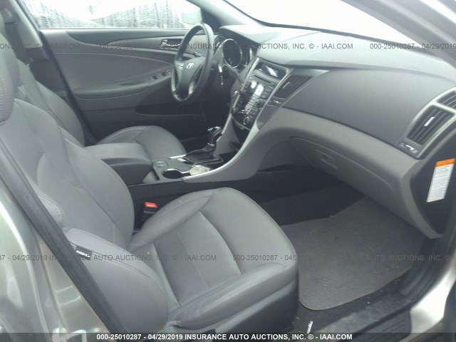 KMHEC4A4XCA027819 - 2012 HYUNDAI SONATA HYBRID SILVER photo 5