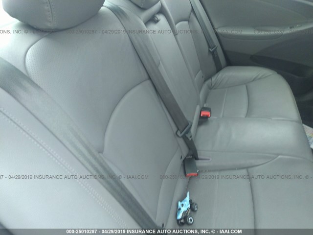 KMHEC4A4XCA027819 - 2012 HYUNDAI SONATA HYBRID SILVER photo 8