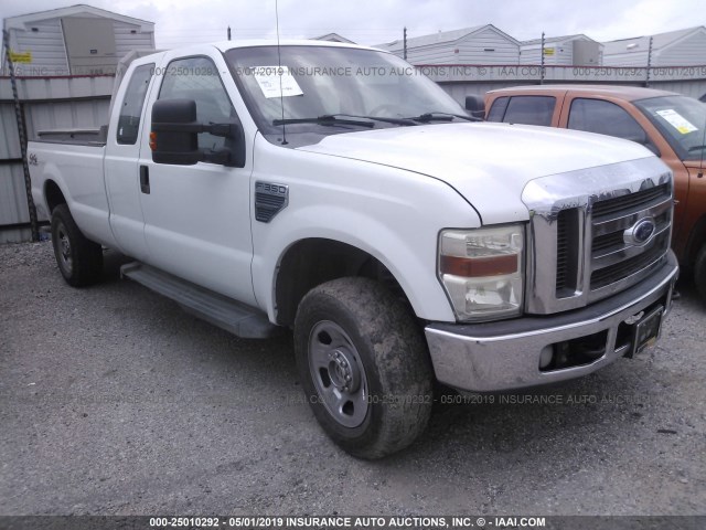 1FTSX31Y88EB77338 - 2008 FORD F350 SRW SUPER DUTY WHITE photo 1