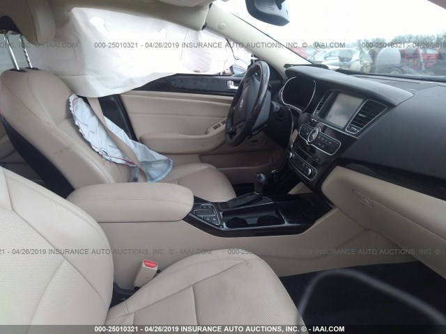 KNALN4D70E5145737 - 2014 KIA CADENZA PREMIUM/LIMITED TAN photo 5