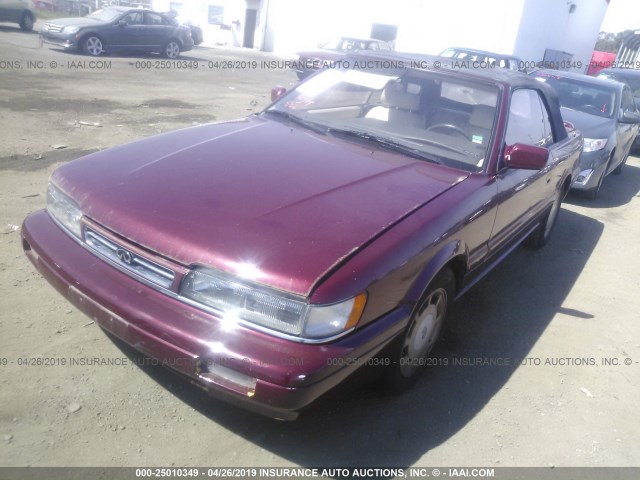 JNXHF16C1MT001664 - 1991 INFINITI M30 RED photo 6