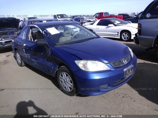 1HGEM21104L061786 - 2004 HONDA CIVIC DX VP 蓝色 照片 1