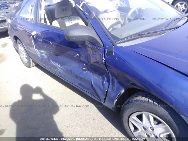 1HGEM21104L061786 - 2004 HONDA CIVIC DX VP 蓝色 照片 6