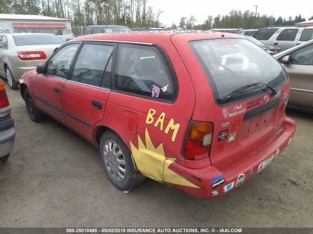 JT2EB02E5T0110872 - 1996 TOYOTA COROLLA DX RED photo 3