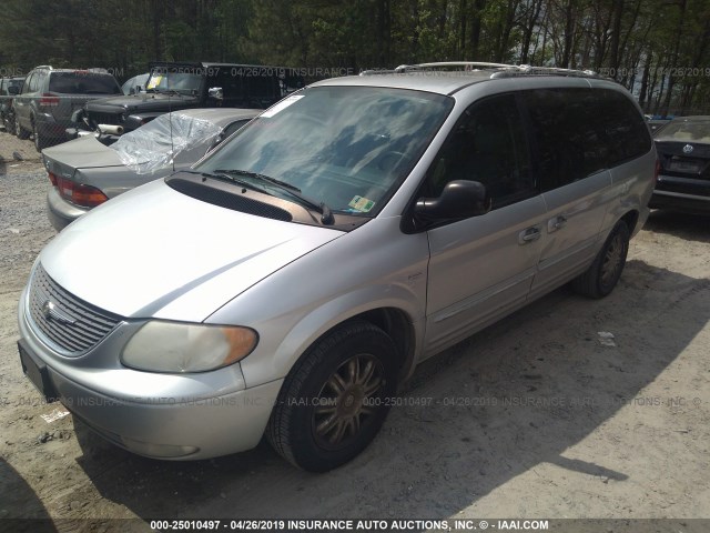 2C4GP54L54R561124 - 2004 CHRYSLER TOWN & COUNTRY TOURING SILVER photo 2