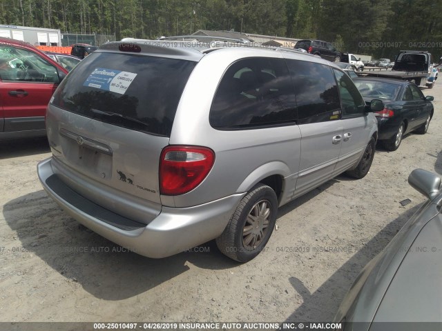 2C4GP54L54R561124 - 2004 CHRYSLER TOWN & COUNTRY TOURING SILVER photo 4