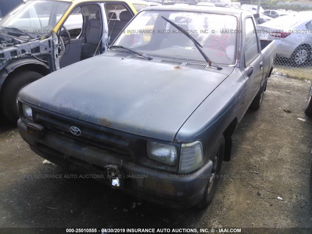 4TARN81A6RZ160936 - 1994 TOYOTA PICKUP 1/2 TON SHORT WHLBASE STB GRAY photo 2