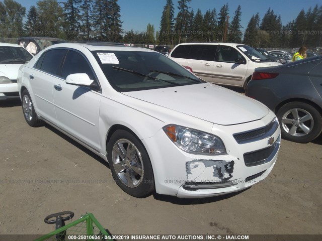 1G1ZD5EU0CF150902 - 2012 CHEVROLET MALIBU 2LT WHITE photo 1