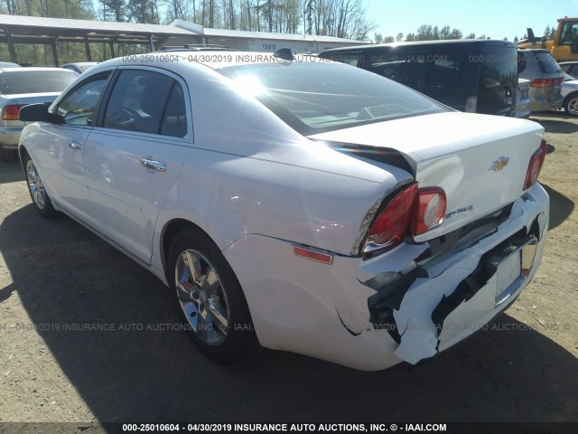 1G1ZD5EU0CF150902 - 2012 CHEVROLET MALIBU 2LT WHITE photo 3