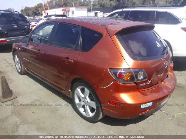 JM1BK143141148008 - 2004 MAZDA 3 HATCHBACK ORANGE photo 3