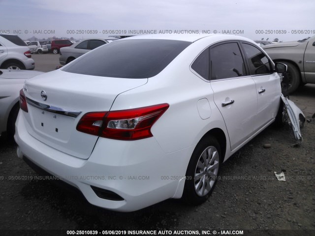 3N1AB7APXGY270617 - 2016 NISSAN SENTRA S/SV/SR/SL 白色 照片 4