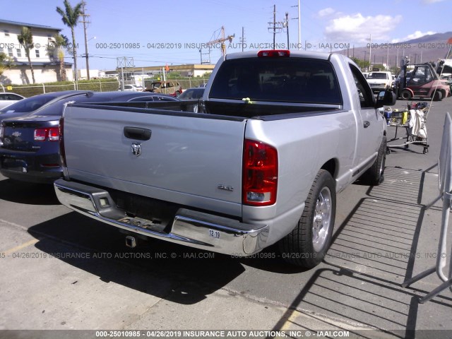 1D7HA16K55J651078 - 2005 DODGE RAM 1500 ST GRAY photo 4