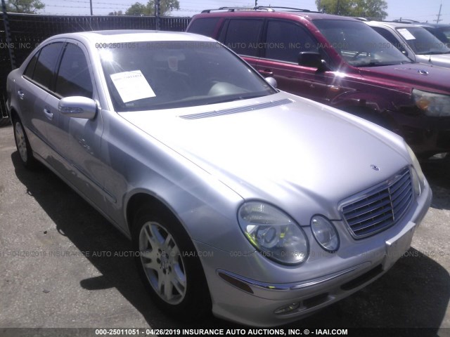 WDBUF65J63A133816 - 2003 MERCEDES-BENZ E 320 SILVER photo 1