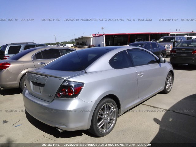 JTKDE167590299309 - 2009 TOYOTA SCION TC SILVER photo 4