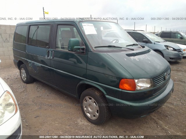 WV2KH4700YH004496 - 2000 VOLKSWAGEN EUROVAN GLS GREEN photo 1