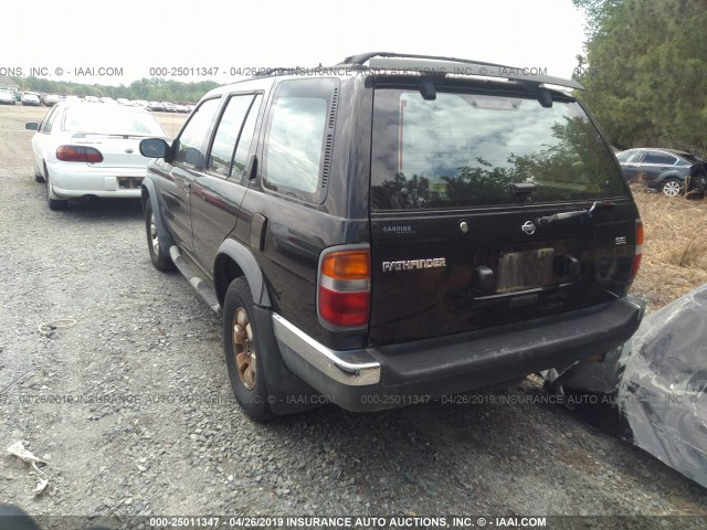 JN8AR05Y0WW248994 - 1998 NISSAN PATHFINDER LE/SE/XE BLACK photo 3