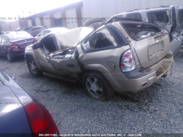 1GNDS13S362353223 - 2006 CHEVROLET TRAILBLAZER LS/LT GOLD photo 3