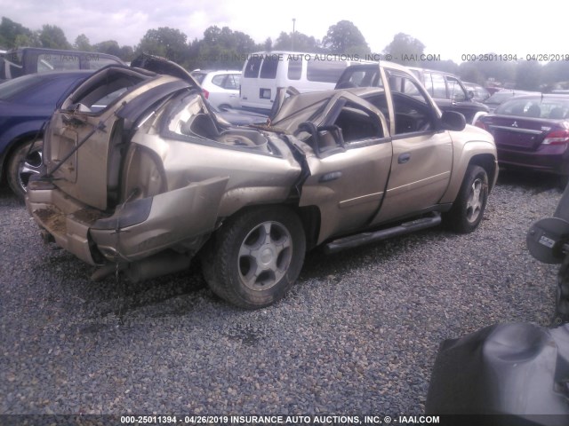 1GNDS13S362353223 - 2006 CHEVROLET TRAILBLAZER LS/LT GOLD photo 4