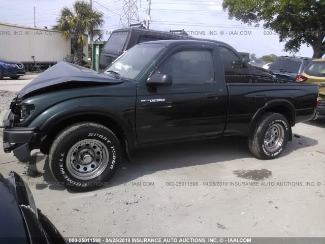 5TENL42N92Z005360 - 2002 TOYOTA TACOMA GREEN photo 2