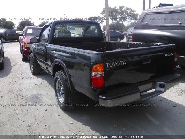 5TENL42N92Z005360 - 2002 TOYOTA TACOMA GREEN photo 3