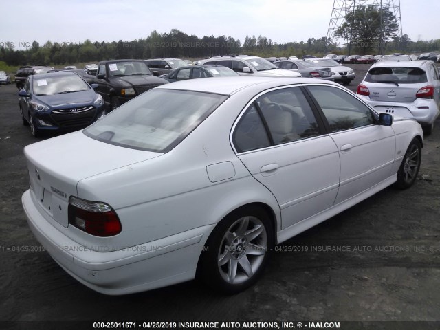 WBADT43413G031670 - 2003 BMW 525 I AUTOMATIC WHITE photo 4
