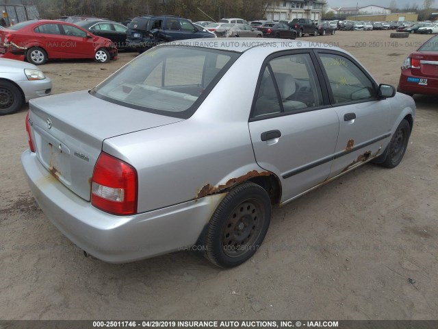 JM1BJ225420512356 - 2002 MAZDA PROTEGE DX/LX/ES SILVER photo 4