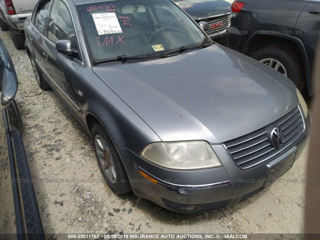 WVWPD63B04E065443 - 2004 VOLKSWAGEN PASSAT GLS GRAY photo 1