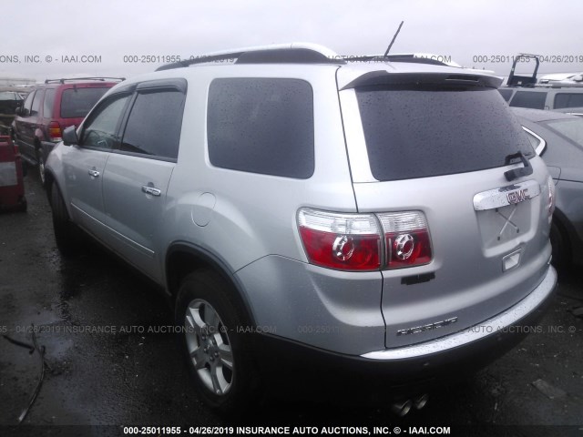 1GKEV13D59J214974 - 2009 GMC ACADIA SLE SILVER photo 3