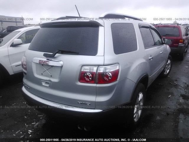 1GKEV13D59J214974 - 2009 GMC ACADIA SLE SILVER photo 4