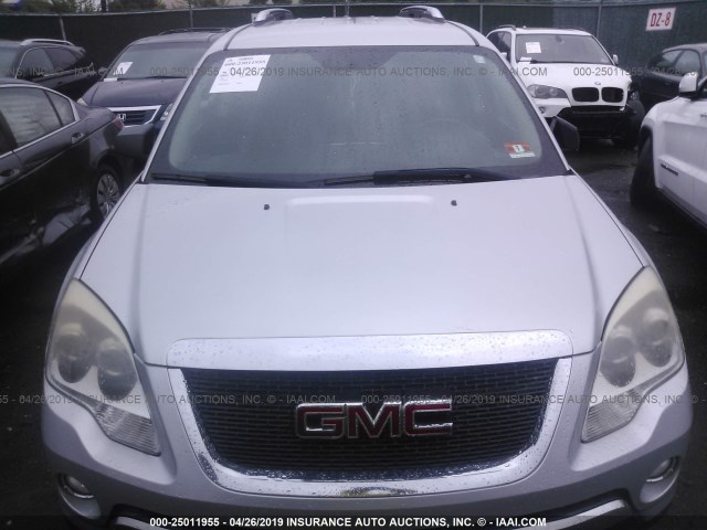 1GKEV13D59J214974 - 2009 GMC ACADIA SLE SILVER photo 6