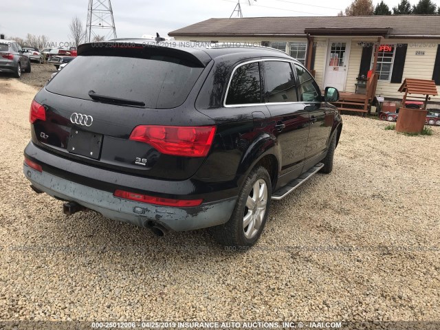 WA1BY74L08D032184 - 2008 AUDI Q7 BLACK photo 4