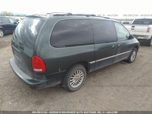 1C4GP54L5YB617597 - 2000 CHRYSLER TOWN & COUNTRY LXI GREEN photo 4