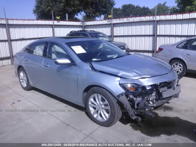 1G1ZD5ST6JF142165 - 2018 CHEVROLET MALIBU LT SILVER photo 1