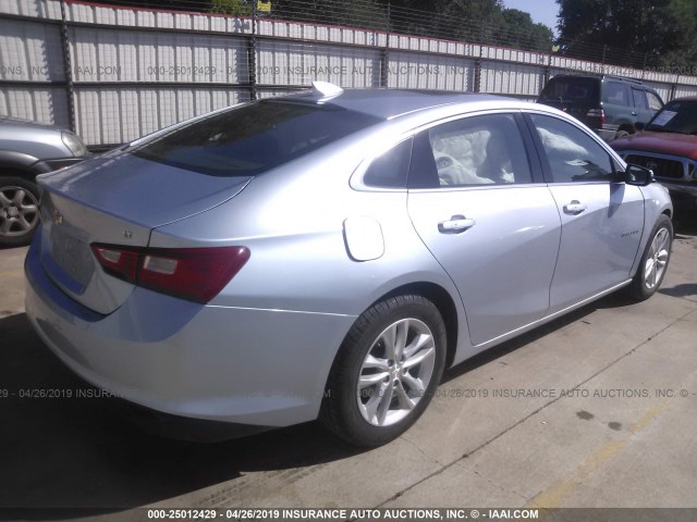 1G1ZD5ST6JF142165 - 2018 CHEVROLET MALIBU LT SILVER photo 4