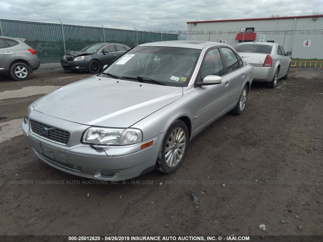 YV1TH592761446523 - 2006 VOLVO S80 2.5T SILVER photo 2