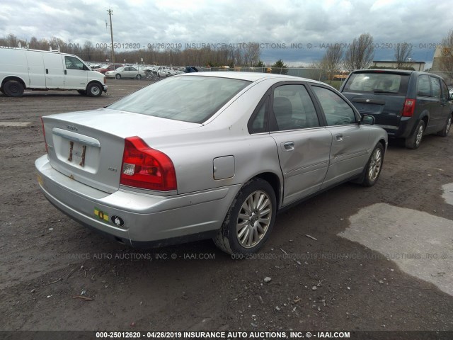 YV1TH592761446523 - 2006 VOLVO S80 2.5T SILVER photo 4