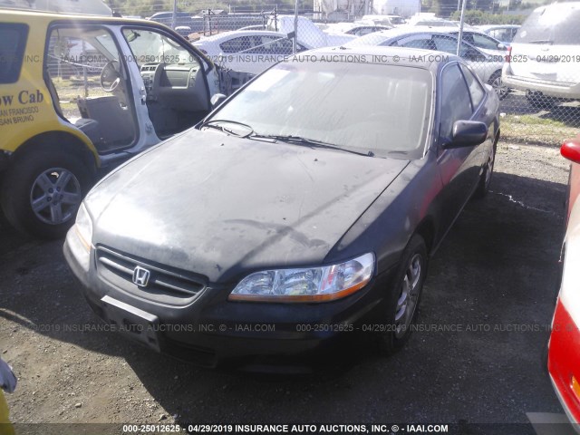 1HGCG22532A014065 - 2002 HONDA ACCORD EX BLACK photo 2