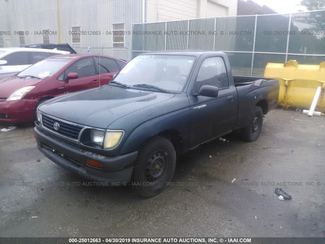 4TANL42N1TZ182980 - 1996 TOYOTA TACOMA BLUE photo 2