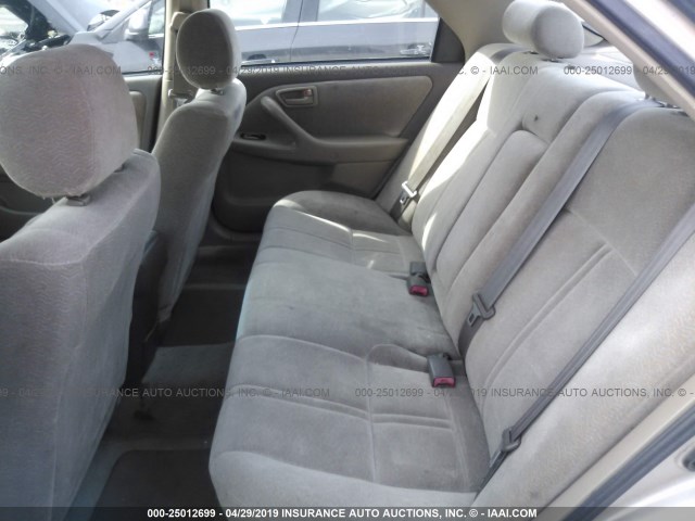 4T1BG22K7WU856763 - 1998 TOYOTA CAMRY CE/LE/XLE 金色 照片 8