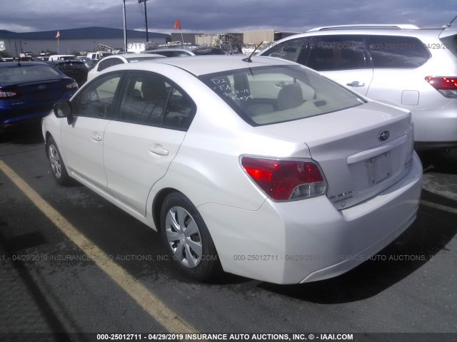 JF1GJAA64DG007136 - 2013 SUBARU IMPREZA WHITE photo 3