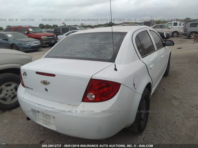 1G1AL55F377237758 - 2007 CHEVROLET COBALT LT WHITE photo 4