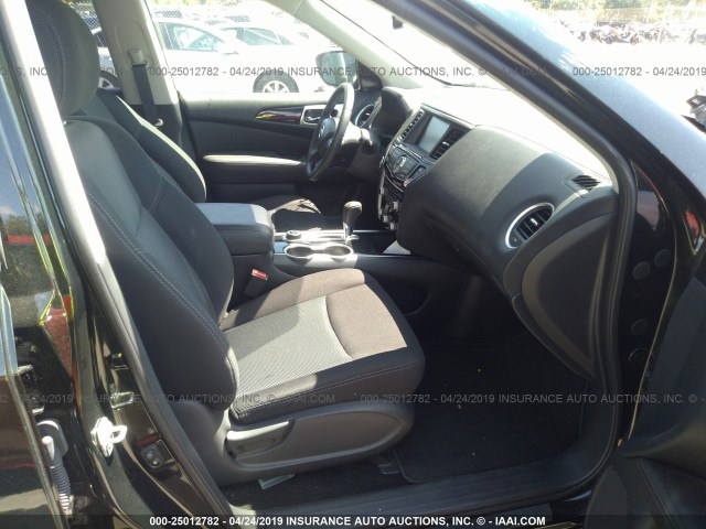 5N1DR2MM2KC578484 - 2019 NISSAN PATHFINDER S/SL/SV/PLATINUM GREEN photo 5