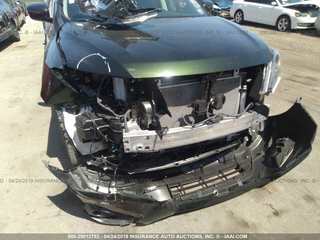 5N1DR2MM2KC578484 - 2019 NISSAN PATHFINDER S/SL/SV/PLATINUM GREEN photo 6